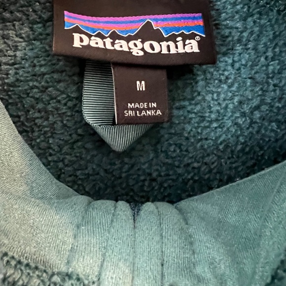 Patagonia full zip up women’s teal medium - Picture 5 of 9